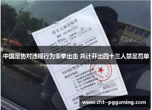 中国足协对违规行为重拳出击 共计开出四十三人禁足罚单 中国足协对违规行为重拳出击 共计开出四十三人禁足罚单